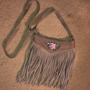 American Eagle Fringe Crossbody